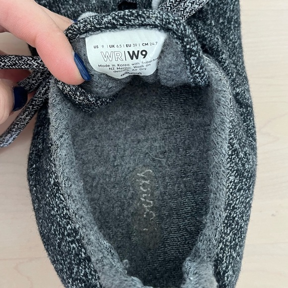 allbirds Women’s Wool Runners in Natural Grey - Picture 9 of 11